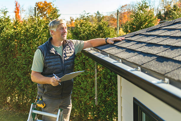 Professional Roofing technician working in Terry, MS